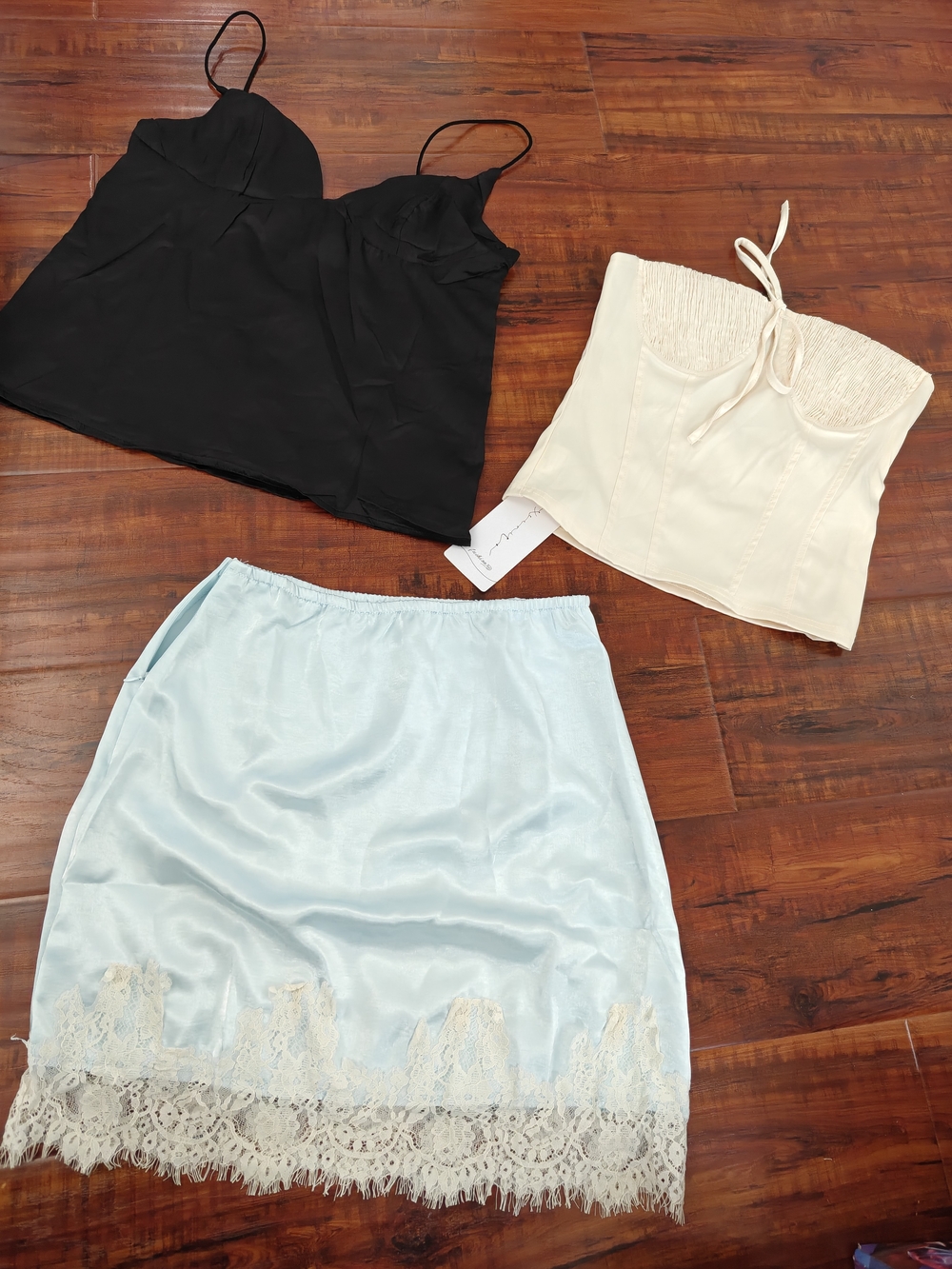 New Size Small Bundle- Tops And Skirt